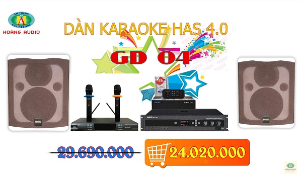 dàn karaoke gia đình has gd04