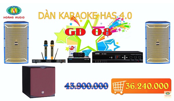 dàn karaoke has 4.0 gd08